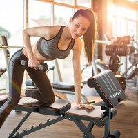 Banc de musculation pliable multifonctionnel en acier ZJFIT, capacité de 200 kg, entraînement de force en intérieur, exercices de sit-up