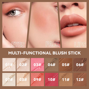 Kit de Maquillage Visage Mat Imperméable : Crayons Contour, Illuminateur, Correcteur, Blush et Ombre à Paupières Éclaircissants - Product Image 2