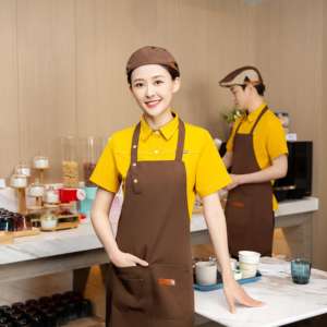 2025 Custom Apron Logo High Quality OEM Factory Promotional Waterproof Other Material Eco-Friendly <b>Pocket</b> Classic Style Cleaning - Product Image 5