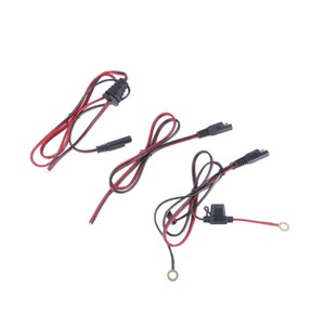 С держателем предохранителя, быстроразъемный разъем SAE на ушко, 2-контактный разъем, Кабель зарядного устройства для мотоцикла и трактора - Product Image 6