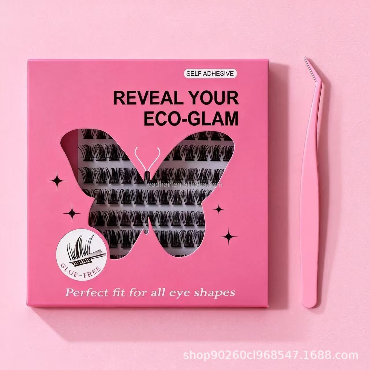 DF11 Press on Lashes with Lash Tweezers
