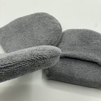 Éponge de polissage et de cirage, Gant de lavage auto, Bloc de nettoyage, Chiffon de nettoyage auto, Fournitures de cirage de poche, Fabriqué en Chine