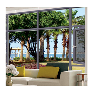 Thiết kế hiện đại đô thị biệt thự Swing phong cách giảm tiếng ồn Hợp kim nhôm cửa sổ cách âm Swing cho đô thị căn hộ - Product Image 4