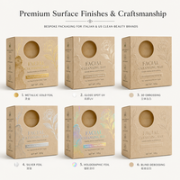 Boîte à savon personnalisée en kraft naturel avec fenêtre découpée, carton pliable recyclable pour emballage de barres nettoyantes à froid et de shampoings