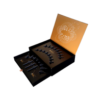 Cajones Deslizantes Extraíbles Personalizados en Forma de Libro, Cajones Magnéticos con Diseño de Concha, Cinta con Revestimiento UV de Laminación Mate en Relieve