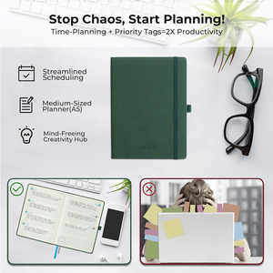 Nuevo Cuaderno de Negocios con Encuadernación Espiral Exquisita, de Cuero A5, Ecológico, con Diseño Personalizado para Oficina - Product Image 3