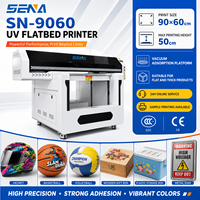Impresora UV Industrial 9060, Máquina de Impresión Digital UV con Altura de Impresión de 500 mm para Objetos 3D Grandes, Equipos Deportivos