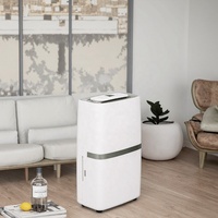 Déshumidificateur intelligent 16L/jour économe en énergie pour la maison IPX2 5,5 L Grand réservoir d'eau Contrôle tactile