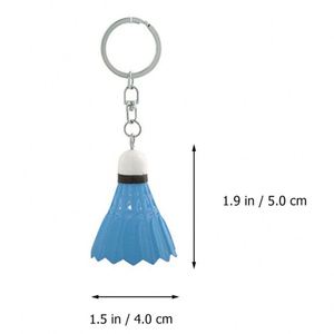 Badminton Keychain Cute Shuttlecock <b>Key</b> <b>Chains</b> Metal Keyring Colorful Car <b>Key</b> Holder Bag Pendant Club Gifts for Sports Fan - Product Image 6