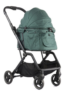 थोक हल्के ऑटो-फोल्डिंग 4-पहिया पालतू कुत्तों के लिए बिल्लियों के लिए आउटडोर यात्रा - Product Image 1