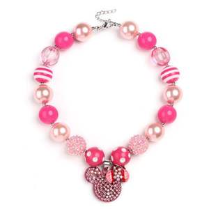 El yapımı bugum gum boncuk kolye bilezik seti Glitter ayı kolye tıknaz Strand çocuklar tulumları düğün taraflar için harika - Product Image 3