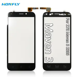 Honfly 5.0" touch screen Parts replacement For ZTE Maven 3 oca Front Glass Digitizer Panel For ZTE Z835 Outer display