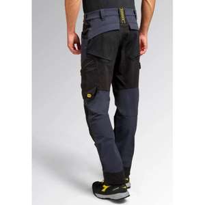 DIADORA UTILITY-702,180798-80001/4XL Pantalón elástico de rendimiento de materiales mixtos con tratamiento repelente al agua Negro Humo - Product Image 1