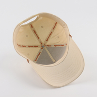 Casquette de baseball en coton sergé Oxford à 5 panneaux, personnalisable avec logo brodé plat, boucle en cuivre doré, décontractée et respirante, vente en gros