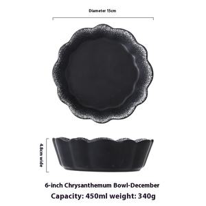 Cuenco pequeño de cerámica Retro de estilo japonés para el hogar, cuencos creativos de Productos para fiestas y ensaladas de <span class=keywords><strong>desayuno</strong></span> para niños - Product Image 6