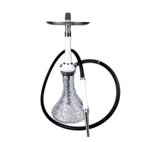 Chicha Électrique en Verre de Gros, Narguilé Portable en Acier Inoxydable, Kit de Chicha Électronique de Luxe