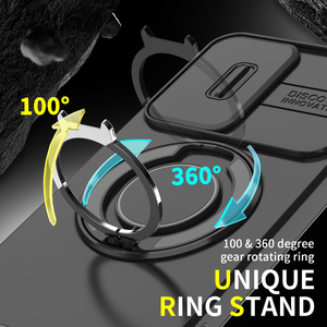 Funda Protectora para Teléfono con Soporte Deslizante para Cámara, Compatible con <span class=keywords><strong>Samsung</strong></span> A14 A54 A23 A15 A25 A35 A55 A16 A17 A06 A36 A56 A05 A05S A26 A07 - Product Image 3