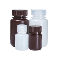 Pipettes de flacon de réactif en polyéthylène haute densité (HDPE) de couleur naturelle de haute qualité 60ml 250ml 500ml 1000ml