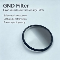 OEM GC-GRAY GND8 77mm ND Wasserdichter Glas-Neutraldichtefilter mit Aluminiumrahmen für Kameras