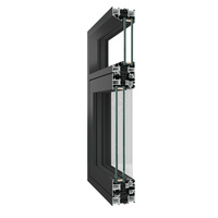 Ventanas Abatibles Modernas para Hoteles, Económicas, Insonorizadas, de Alta Gama, de Aluminio, con Acristalamiento, Resistentes a Huracanes
