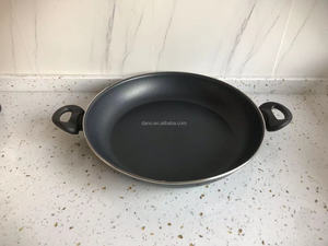 Poêle à <span class=keywords><strong>paella</strong></span> de double face, poêle à frire comme accessoires de cuisine, batterie de cuisine antiadhesive pour la maison - Product Image 2