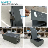 Boîte d'échantillons de carreaux de céramique de haute qualité valise en aluminium pour boîtes d'affichage d'échantillons de produits pour présentoir de chaussures en pierres