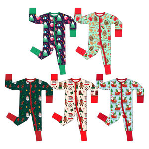 حزمة الغموض RTS الخيزران طباعة عشوائية الجملة قسط ملابس الاطفال منامات الطفل - Product Image 4