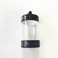 Emballage transparent écologique, boîtes en PVC échantillon gratuit, tube d'emballage de cylindre transparent en plastique pour produits cosmétiques
