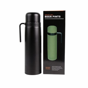 Thermos per Yerba <span class=keywords><strong>Mate</strong></span> in Acciaio Inox da 1000ml Resistente ai Graffi con Isolamento Sottovuoto e Manico Robusto - Product Image 1