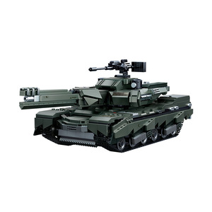 Explosion-Proof Armored Tank T2231 1:8 Scale 40-Piece Assembly Building Blocks Military <strong>Model</strong> Ornament Toy for 14 Years - Product Image 5