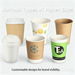 Vasos <span class=keywords><strong>de</strong></span> Papel <span class=keywords><strong>de</strong></span> Pared Simple para <span class=keywords><strong>Bebidas</strong></span> para Llevar <span class=keywords><strong>de</strong></span> 10 oz, Material Grueso, Vasos <span class=keywords><strong>de</strong></span> Papel para <span class=keywords><strong>Bebidas</strong></span> Frías con Tapas - Product Image 3