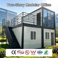 Edificio de Oficinas Modular en Contenedores para Zonas Industriales, con Sala de Descanso y Baño, para Uso del Equipo de Administración de Plantas
