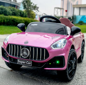 Coche de juguete eléctrico de cuatro ruedas para niños de 2 a 8 años, batería de 12V, Control remoto, Material plástico, niños y niñas, carga sentada - Product Image 2