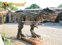 MY DINO AD0122 Terrain de golf à thème, attractions de dinosaures grandeur nature, T-Rex animatronique