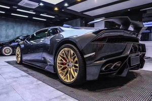 Ailerons avant et arrière en fibre de carbone de style Vorsteine-r, vente directe d'usine pour LP580/LP610 - Product Image 4