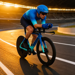 <span class=keywords><strong>Bicicleta</strong></span> de Contrarreloj y Triatlón con Cuadro de Carbono, 24 Velocidades, Cambio Electrónico, Juego de Ruedas Aerodinámicas de Carbono, Frenos de Disco Hidráulicos, 700C, <span class=keywords><strong>Bicicleta</strong></span> de Carreras - Product Image 1