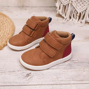 Moda niños Vintage niños <span class=keywords><strong>Walker</strong></span> Boot Zapatos Niños botas impermeables para niñas y niños - Product Image 2