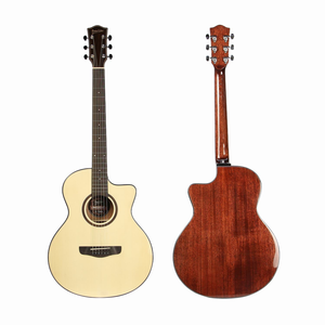 Violão Acústico Popular Deviser L-720A de Alta Qualidade em Abeto e Mogno com Cutaway, <span class=keywords><strong>40</strong></span> Polegadas, para Iniciantes, Fabricado na China - Product Image 3