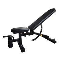 Banc de musculation robuste en acier massif, haute capacité, qualité commerciale, station d'entraînement stable, inclinable et déclinable pour le fitness