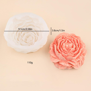 Food Grade 3D Stereo Flower <b>Silicone</b> Cake Mold Reusable Fondant <b>Baking</b> Pan for DIY Candle Soap Aromatherapy Making - Product Image 3