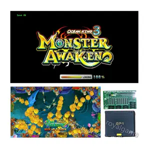 潜水艦ドラゴンライオンオーシャンキングゴールドパレスフィッシュゲームマシンBird'sParadise USA Fantastic Beasts Monster Awaken 3 Plus