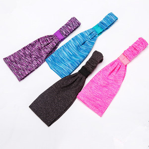 Customized Moisture Wicking Stretchy Athletic Headbands <strong>Head</strong> <strong>Wrap</strong> for Men Women Running,Cycling,Football,Yoga - Product Image 3