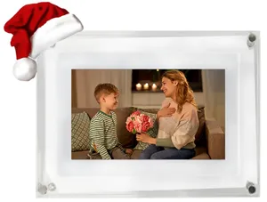 2024 New Wholesale 5 7 10.1 Inch Acrylic Digital Photo Frames Photo Video Player Online For Mother's Day Gifts