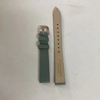 Spot d'usine adapté au bracelet de montre pour femme Armani tendance carrée Fritillaria petite montre verte AR11302. Bracelet en cuir