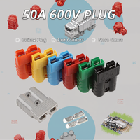 Connecteurs de batterie en alliage 50 ampères avec 2 broches, fiche grise SB50, borne de câble large, connecteur Derson pour applications de circuits imprimés (PCB)