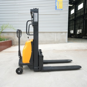 Chariot élévateur semi-électrique, capacité 1500 kg, levage hydraulique, structure renforcée - Product Image 2