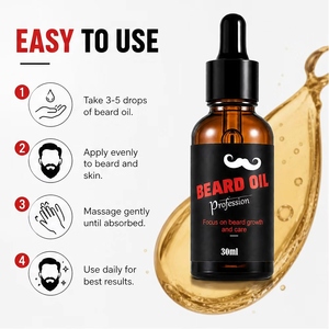 Sérum pour la <span class=keywords><strong>barbe</strong></span> pour hommes, favorise la croissance de la <span class=keywords><strong>barbe</strong></span>, adoucit et répare les poils secs, formule hydratante - Product Image 2