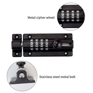 Khóa Bản Lề Với Bolt Chất Lượng Cao Nhôm Tuôn Ra Bolt Khóa Chốt Tháp Chống Thấm Nước Và Chống Gỉ Bolt Khóa - Product Image 6