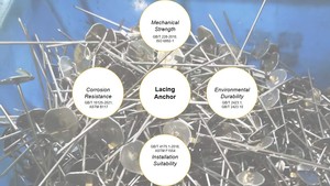 ตะขอเกี่ยวฉนวนกันความร้อนรูปตัว L ทำจากสแตนเลสเกรดอุตสาหกรรม ผิวเรียบขัดเงา สำหรับติดตั้งฉนวนกันความร้อนบนผนังภายนอกอาคาร - Product Image 6