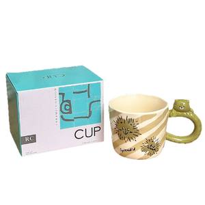 Graffiti Bear Ceramic <b>Mug</b> 301-400ml With Spoon Heat Resistant Perfect Gift For Office Home Use - Product Image 5